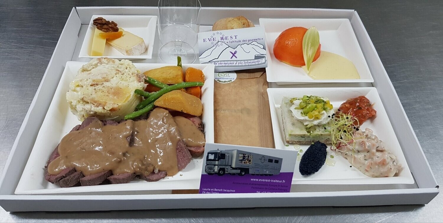 Plateau-repas éco responsable chaud Nro1