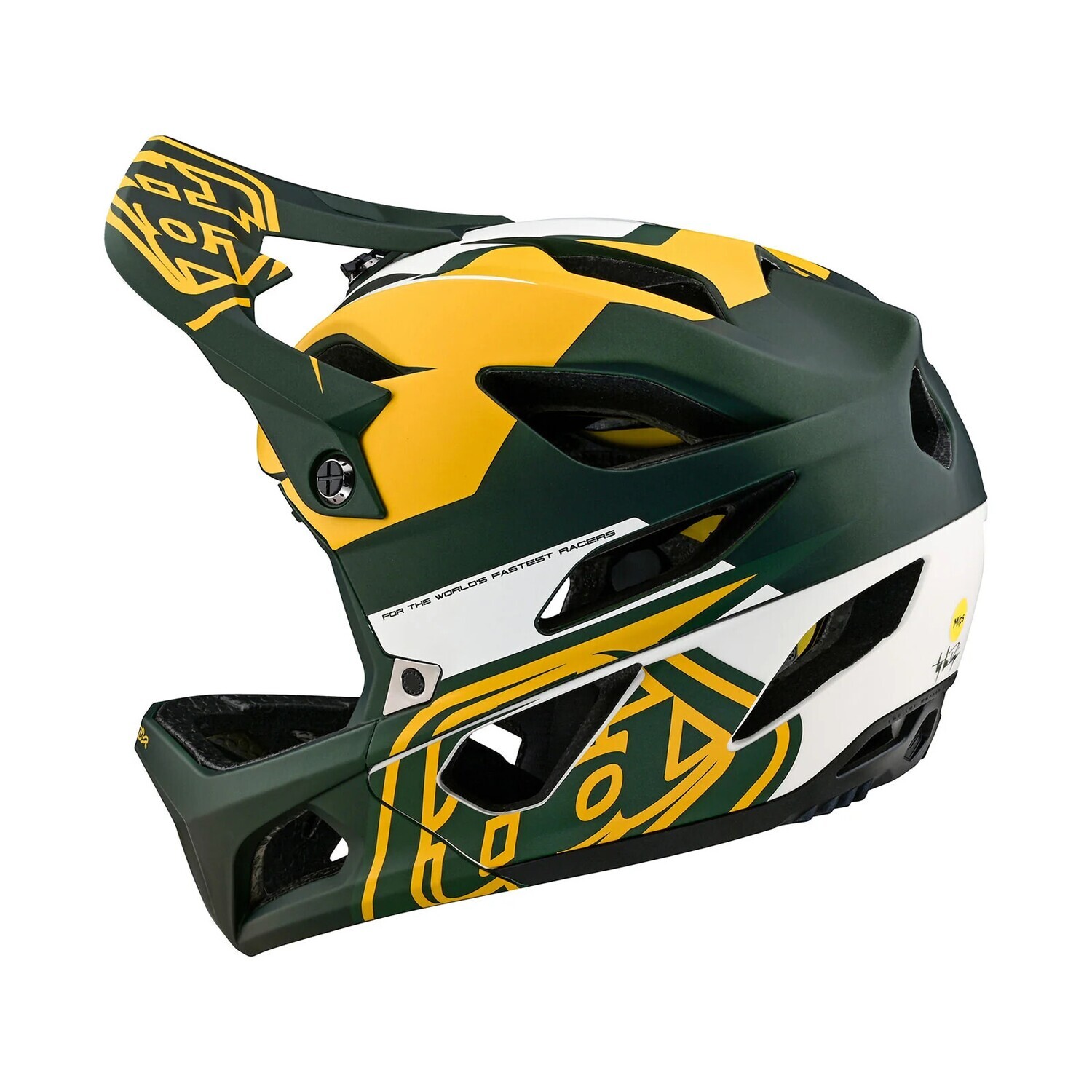 TLD 2024 Stage Helmet, Color: : Vector Green, Size: : XS/S