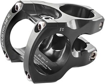 Industry Nine A35 Stem - 32mm 35 Clamp +/-9 1 1/8 Aluminum Black