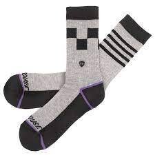 CLASH PERFORMANCE CREW SOCK HEATHER GRAY SM/MD
