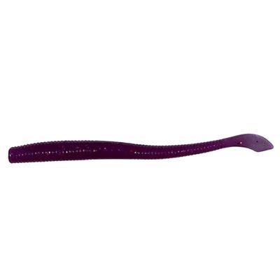 Gary Yamamoto 4&quot; Kut Tail Worm Brown Purple Laminate