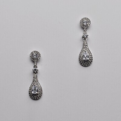 CR10904E1S CZ/S SMALL TRDRP DANGL EAR