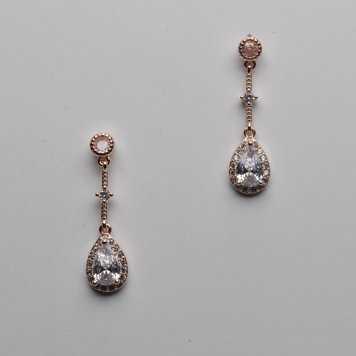 CR10971E1RG CZ/RG TRDRP DANGL EAR