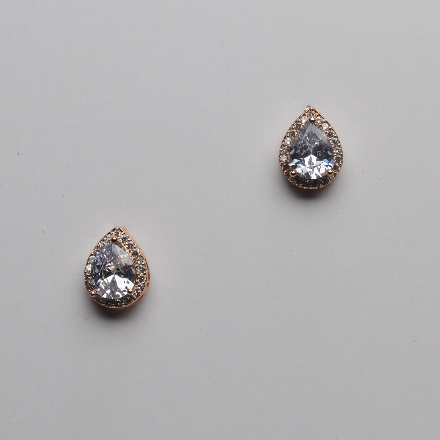 CR10803E1RG CZ/RG FRMD TRDRP STUD EAR