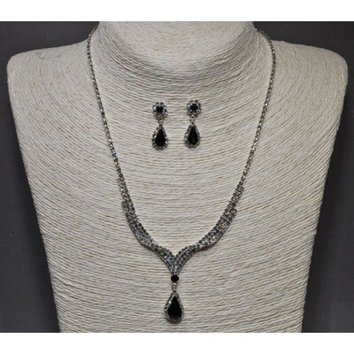 EN19567S18S1 EM/SIL TRDRP DNGLE NECK SET