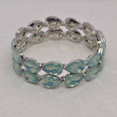 SX8341B30S MINT OPAL/S 2 LINE PEAR CUT BR