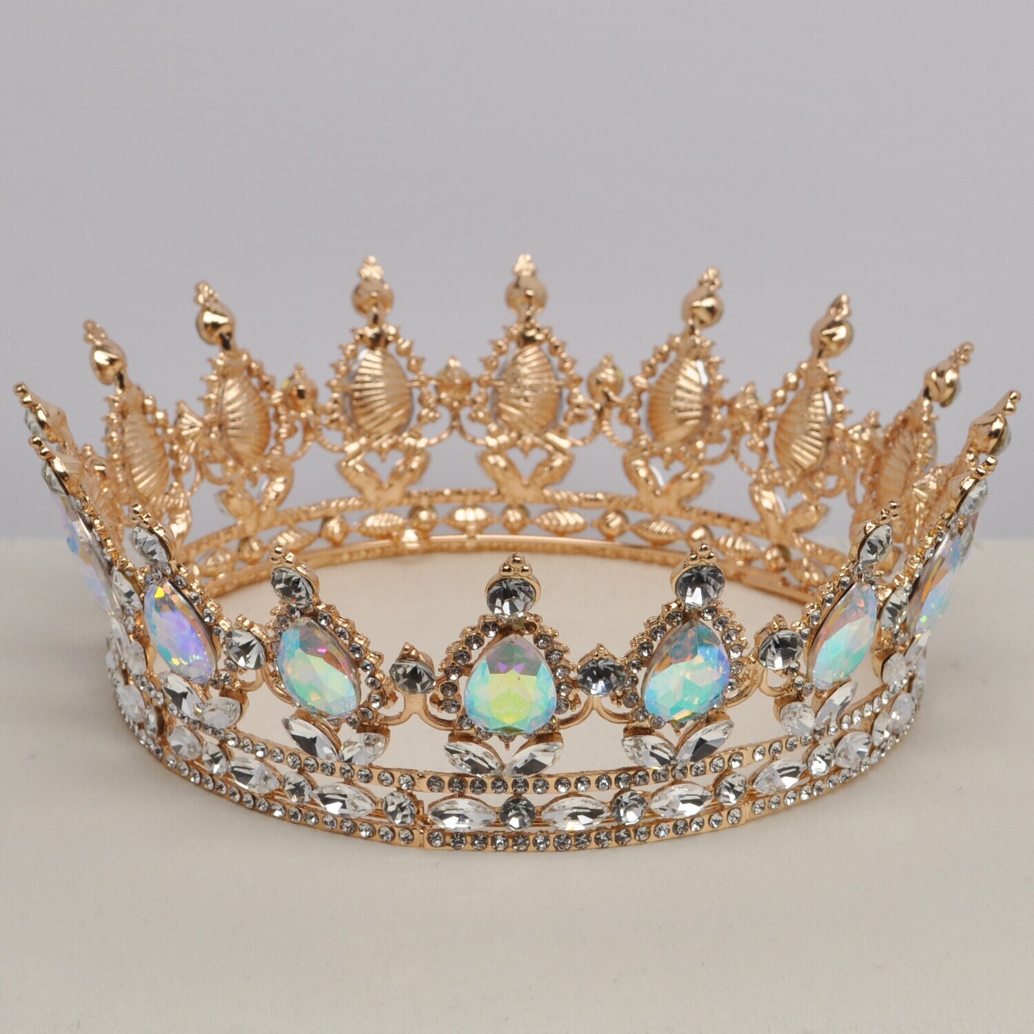 HJ2997T3G AB/G TRDRP STN CIRCLR TIARA