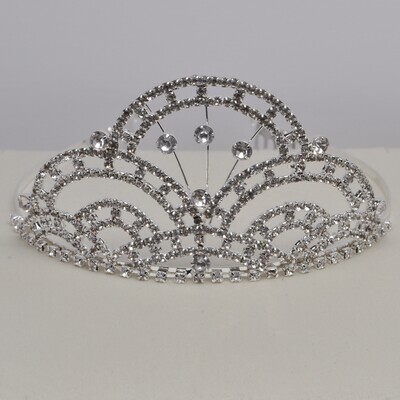 J60755T1S CLR/S 2.5&quot; RAINBOW TIARA