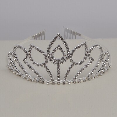 J60753T1S CLR/S 2.5&quot; TALL CNDL LK TIARA