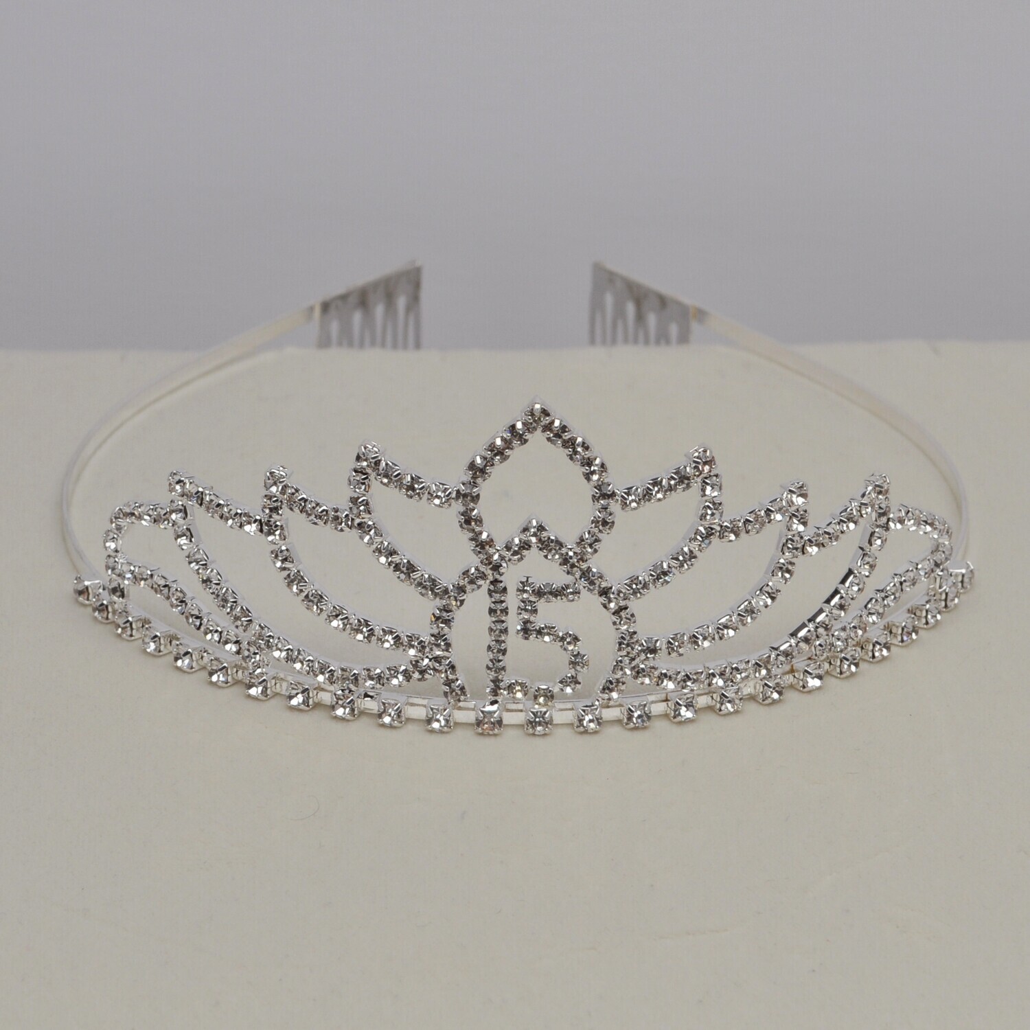 CJ2011T1S CLR/S 15 RHINESTONE CROWN