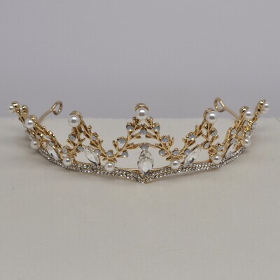 HJ2834T40G PRL/G BRANCHES 2&quot; TIARA