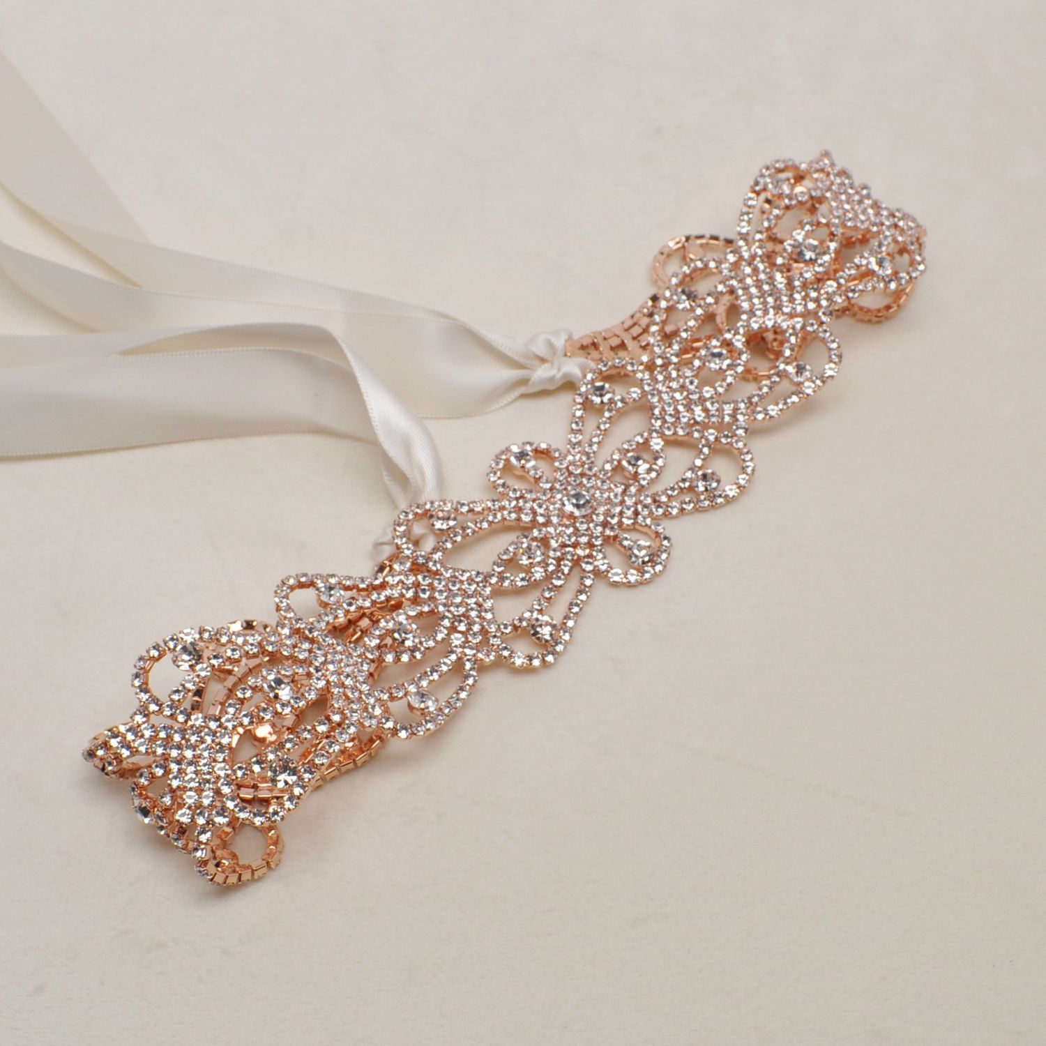 J59194L1RG CLR/RG HEART FLOWER LOOK  BELT