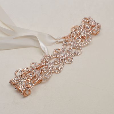 J59194L1RG CLR/RG HEART FLOWER LOOK  BELT