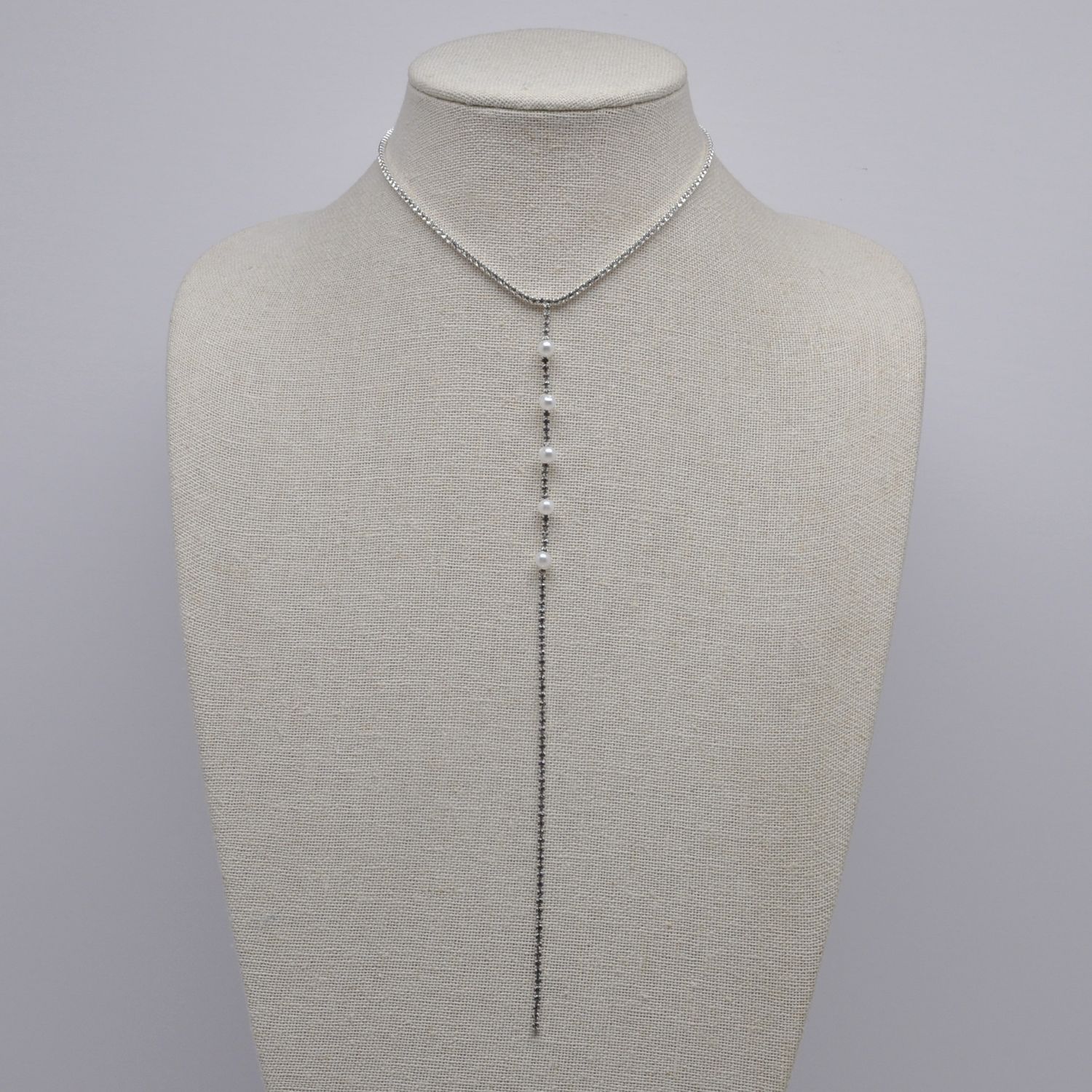 J18329N39S1 PRL/S LARIAT NECKLACE