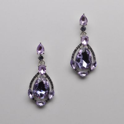 JU1815E19S LT AMY/S  SMALL TRDRP WITH LRGE TRDROP DANGLE ER