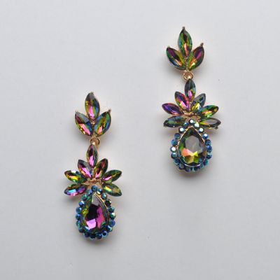 JU2053E28G  VITRO/G  SM LEAF TOP  TRDRP DANGLE ER