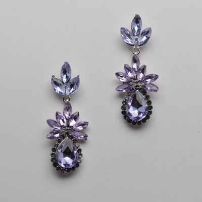JU2053E19S LT AMY/S  SM LEAF TOP  TRDRP DANGLE ER