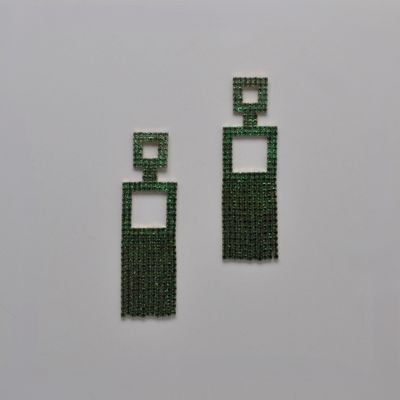 CC0010E30G PER/G 2 SQURS OMBRE TASSL ER