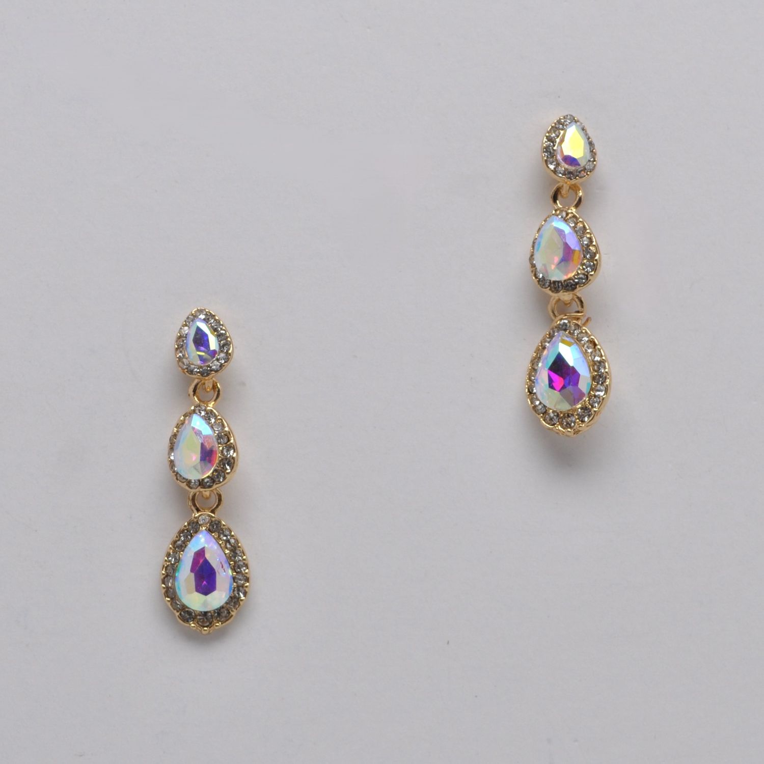 YJ1944E3G1 AB/G THREE LNKD PEARS EAR