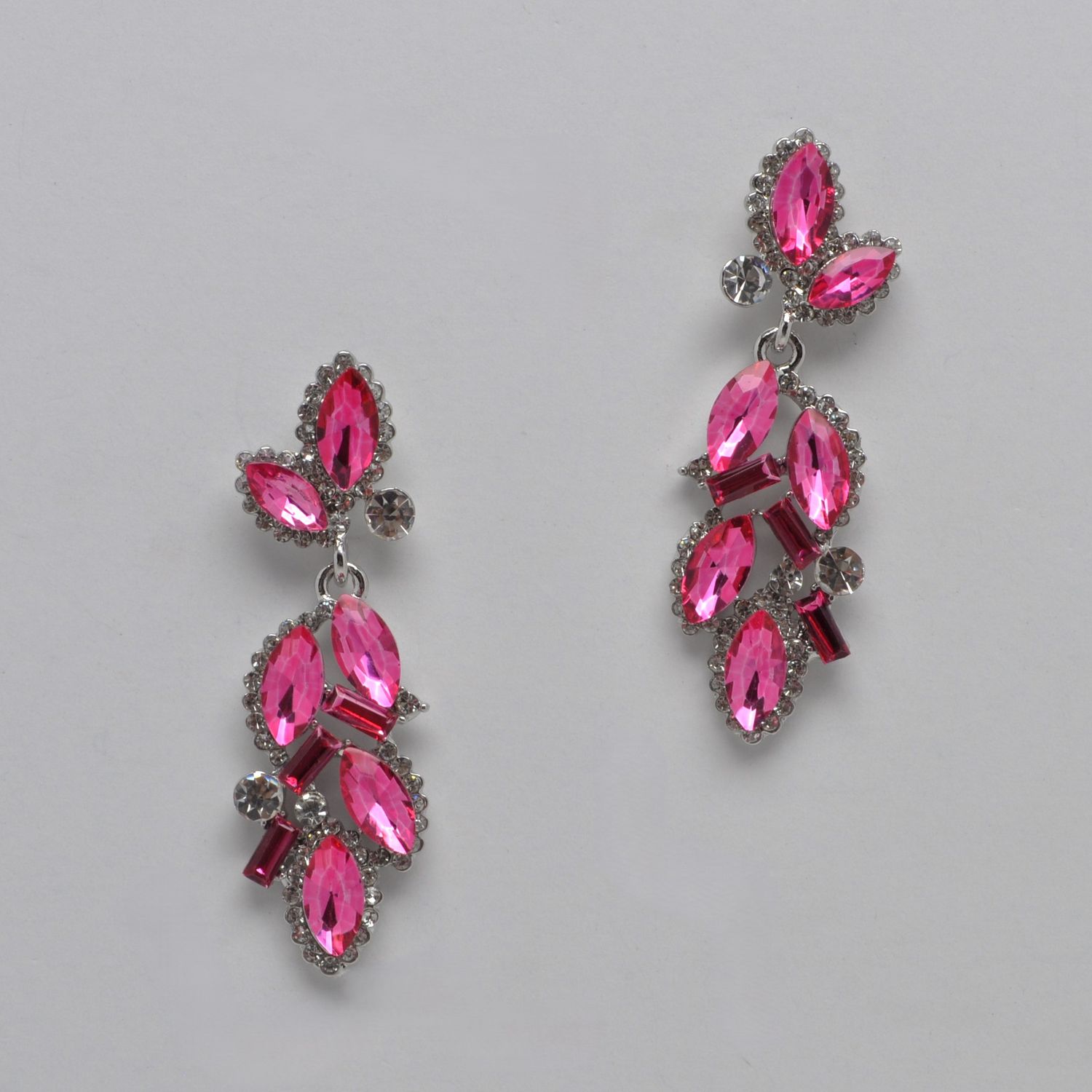 YJ1902E69S1 ROSE/S FLOWER SHAPE PST EAR