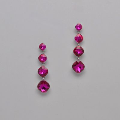 YJ1953E27S FUCHSIA/S 4 LNKD TRNGL STNS ER