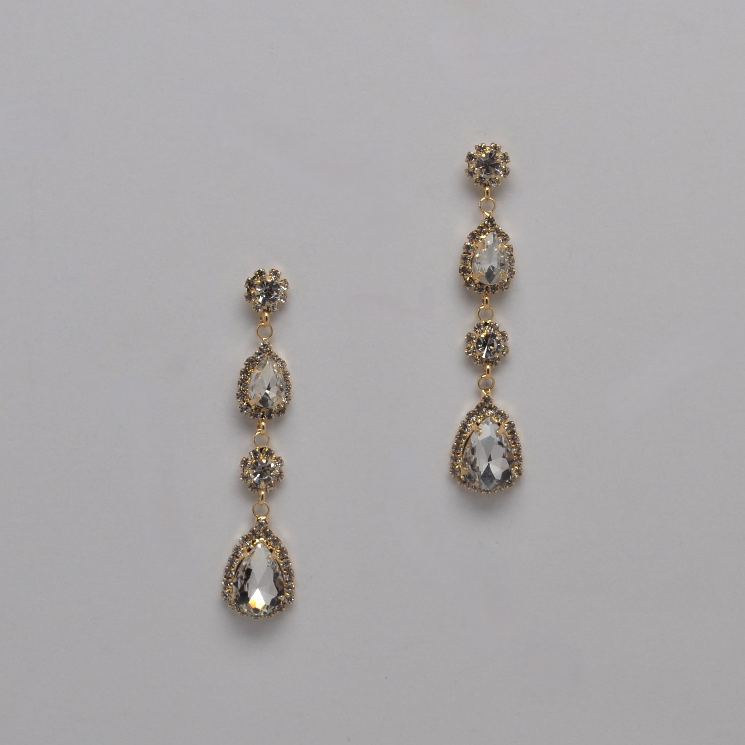 J28385E1G CLR/G LNKD RND &amp; TRDP STNS EAR