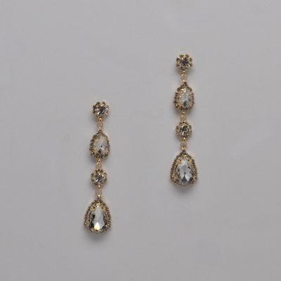 J28385E1G CLR/G LNKD RND &amp; TRDP STNS EAR