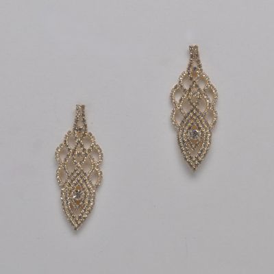 EN6443E1G CLR/G FRAMED SHP PST EAR