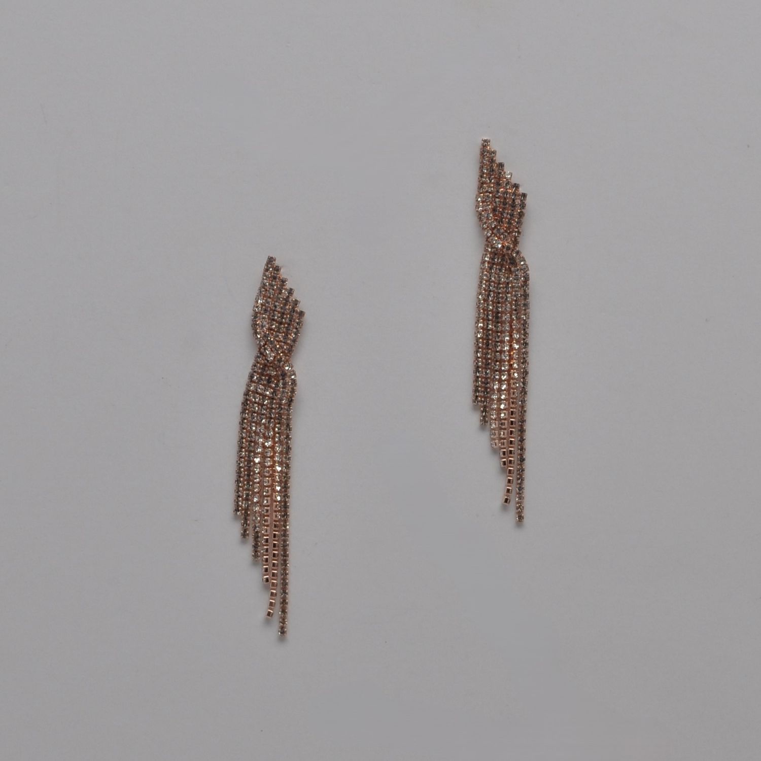 EN6028E1RG CLR/RG CRS OVR TASSEL EAR