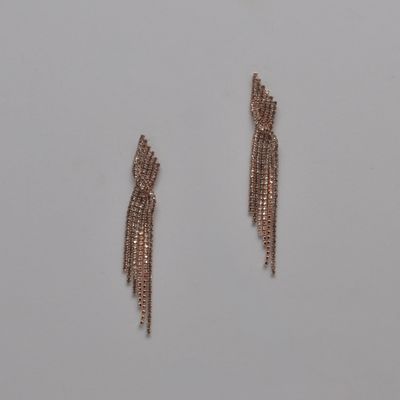 EN6028E1RG CLR/RG CRS OVR TASSEL EAR