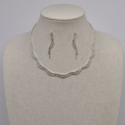 EN20140S1S CLR/S SML STN 2 LINE SCALLOP SET
