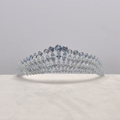AL1266T1S CZ/S MRQS ST RND CRY TOP TIARA