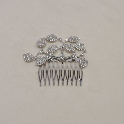 HJ3325H1S CLR/S PAVE STN LEAVES COMB
