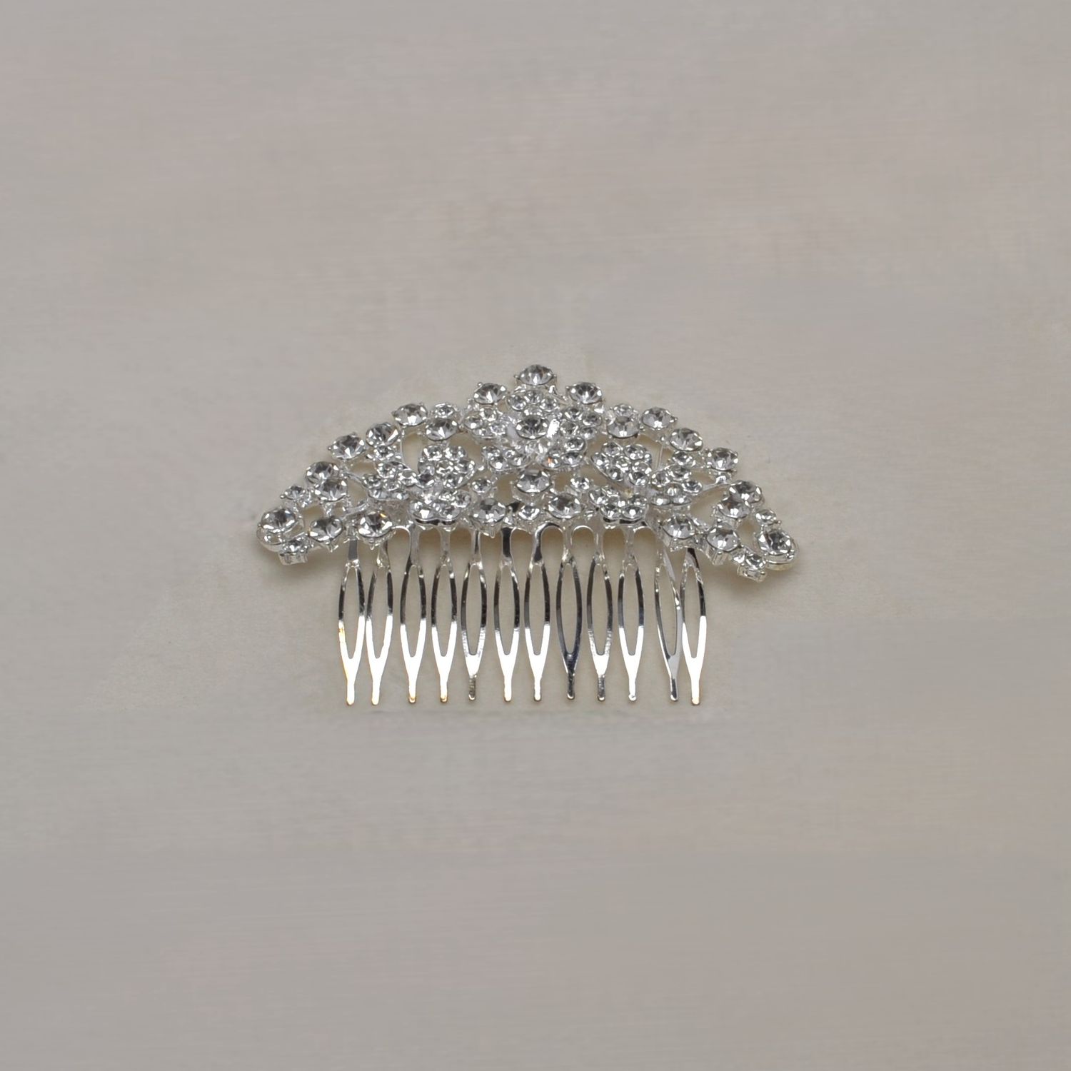 HJ6585H1S CLR/S FLWRS HAIR COMB