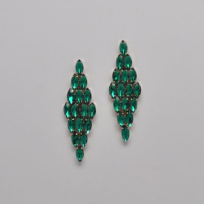 CN02109E18G  EM/G  LARGE 3.5&quot; MARQ DIAMOND SHAPE  DNGL ER
