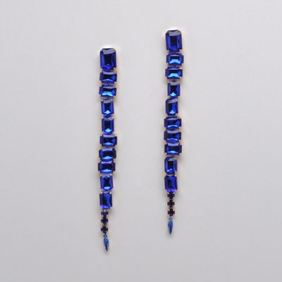 CN02115E12   ROYAL BL  RECT SHAPE GRADUATED  SHAPE  6&quot; LONG  DGL  ER