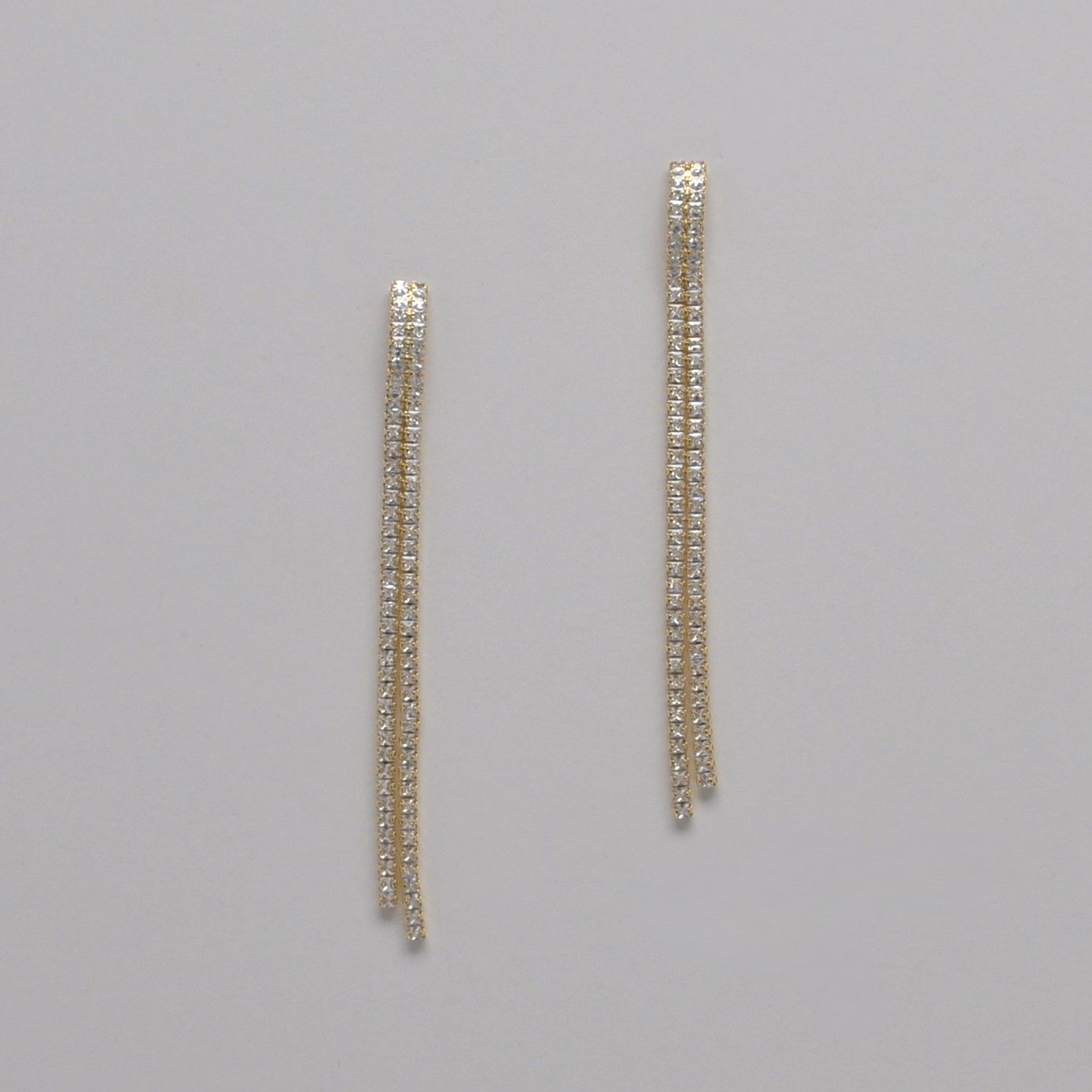 LB1351E1G CZ/G 2 ROW CRY / 3-3/4&quot; EAR