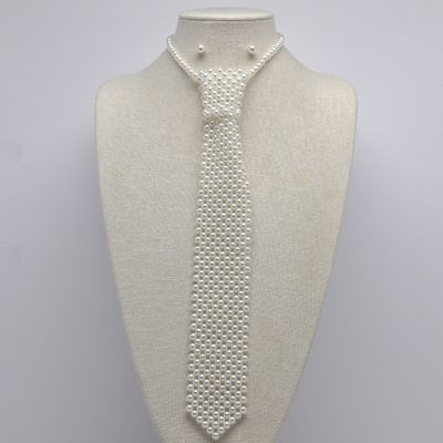 CJ131S40G PEARL TIE SET