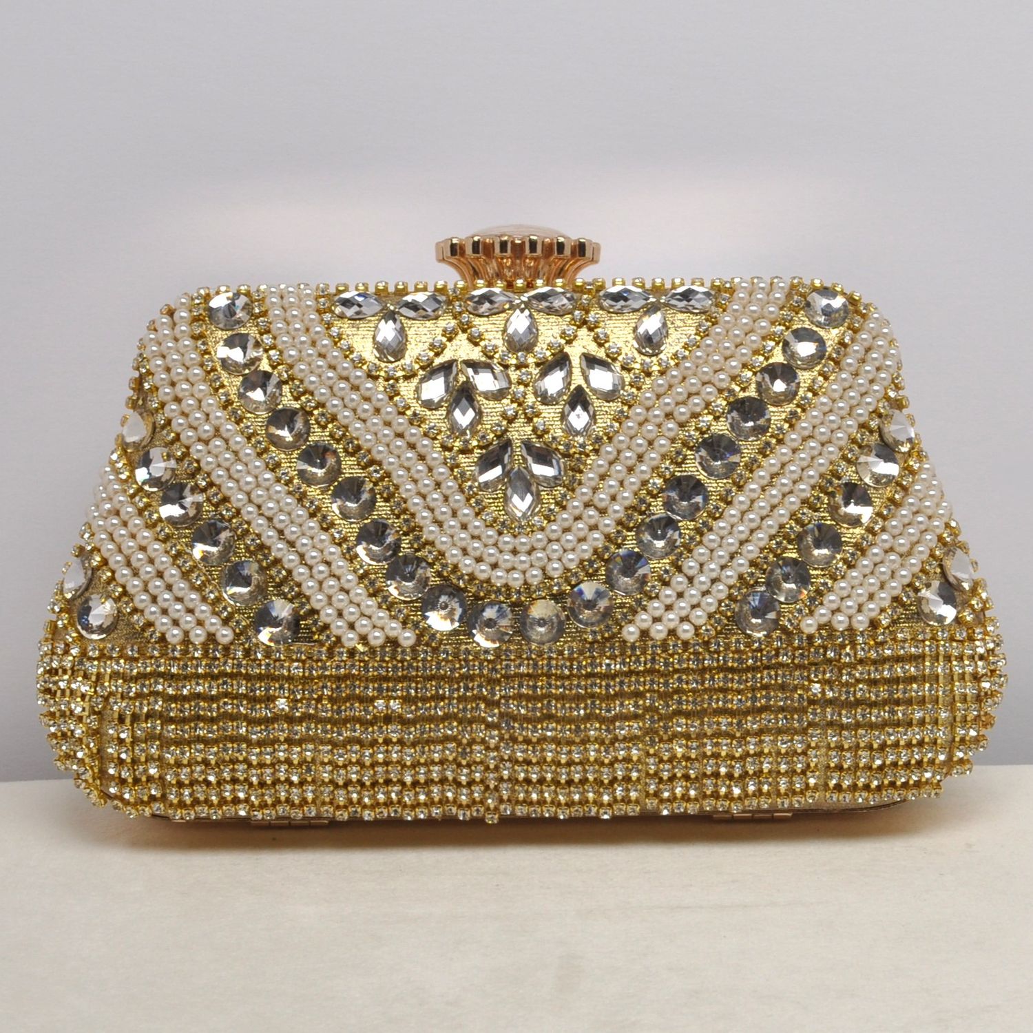 HF0157CGOLD PRL/CRY/TSSL OPAL TOP PUR
