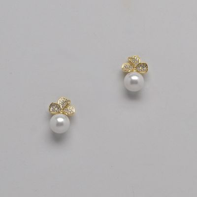 LB326448E40G PRL/G CLOVR TOP PRL STUD ER
