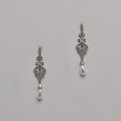 HJ4062E39S1 CZ/PR/S CHANDELIER EARRING