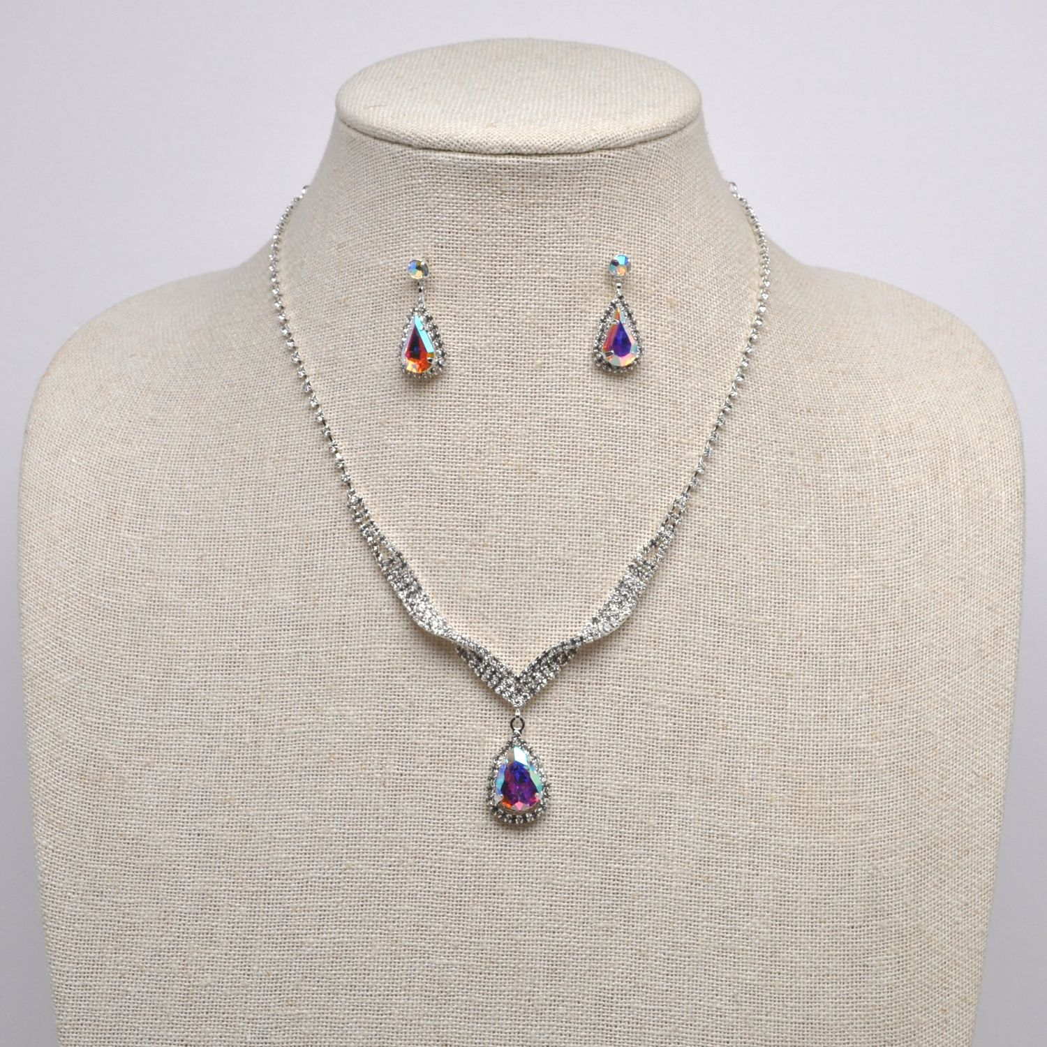 J15494S3S1 AB/S TWISTED TRDRP STONE SET