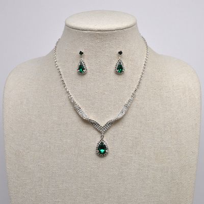 J15494S18S1 EM/S TWISTED TRDRP STONE SET