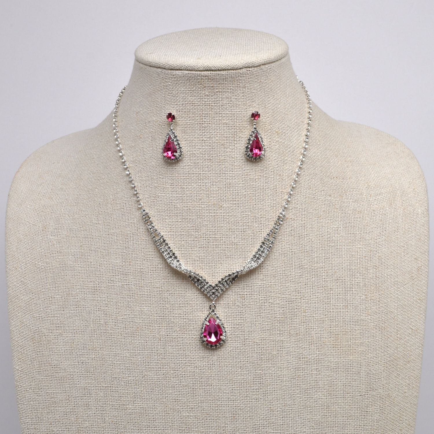 J15494S69S1 ROSE/S TWISTED TRDRP STONE SET