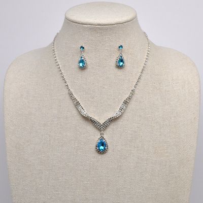 J15494S13S1 AQUA/S TWISTED TRDRP STONE SET