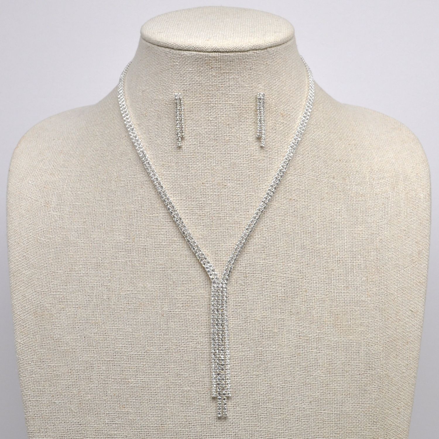 J18531S1S CLR/S LARIAT NECK SET