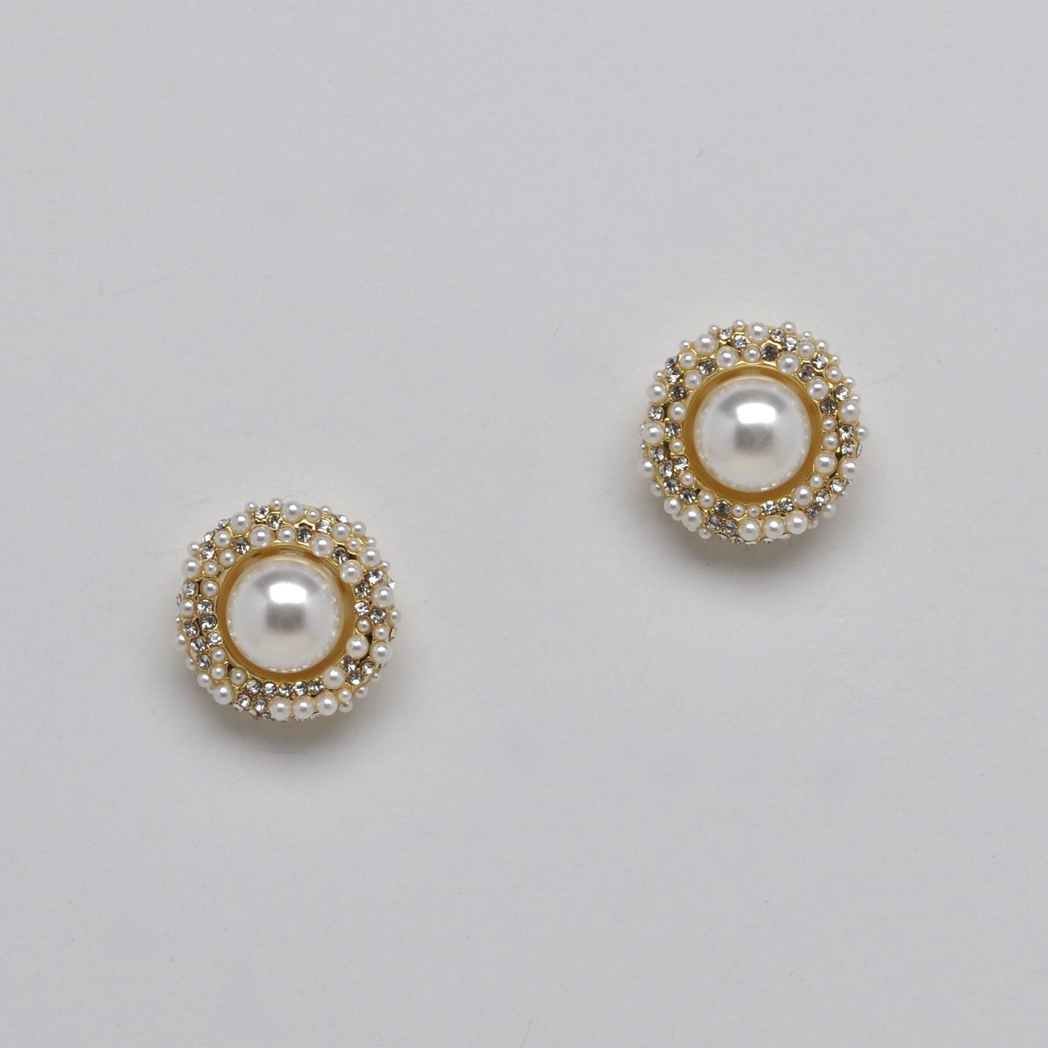 LB326438E40G PRL/G CRY FRMD PRL STUD ER