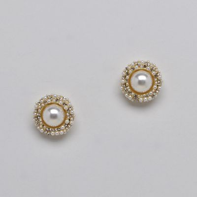 LB326438E40G PRL/G CRY FRMD PRL STUD ER