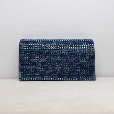 CJ11656C8S NAVY ROUND CRY PURSE