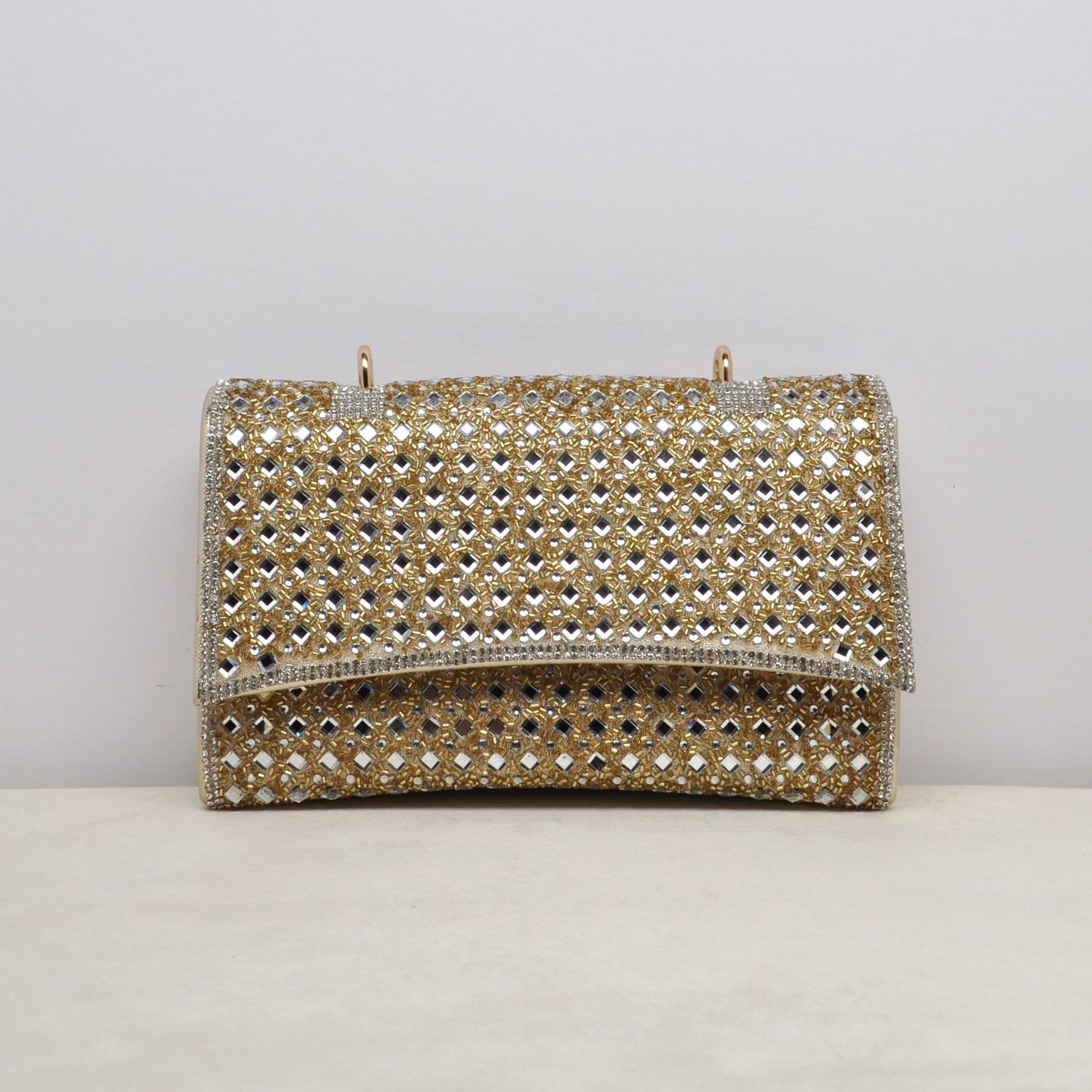 HF0170CGLD GOLD ALLOVR DIAMND SHP CRY PURS